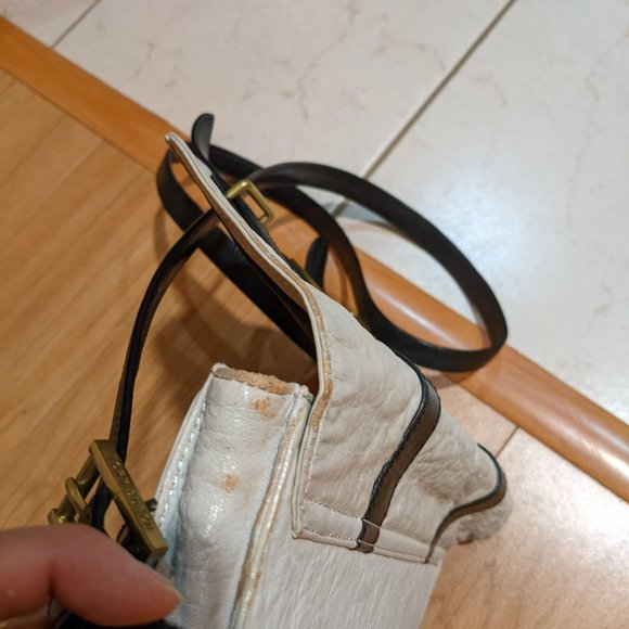 Tory Burch Steffi Crossbody Leather Bag Fossil - Picture 8 of 9